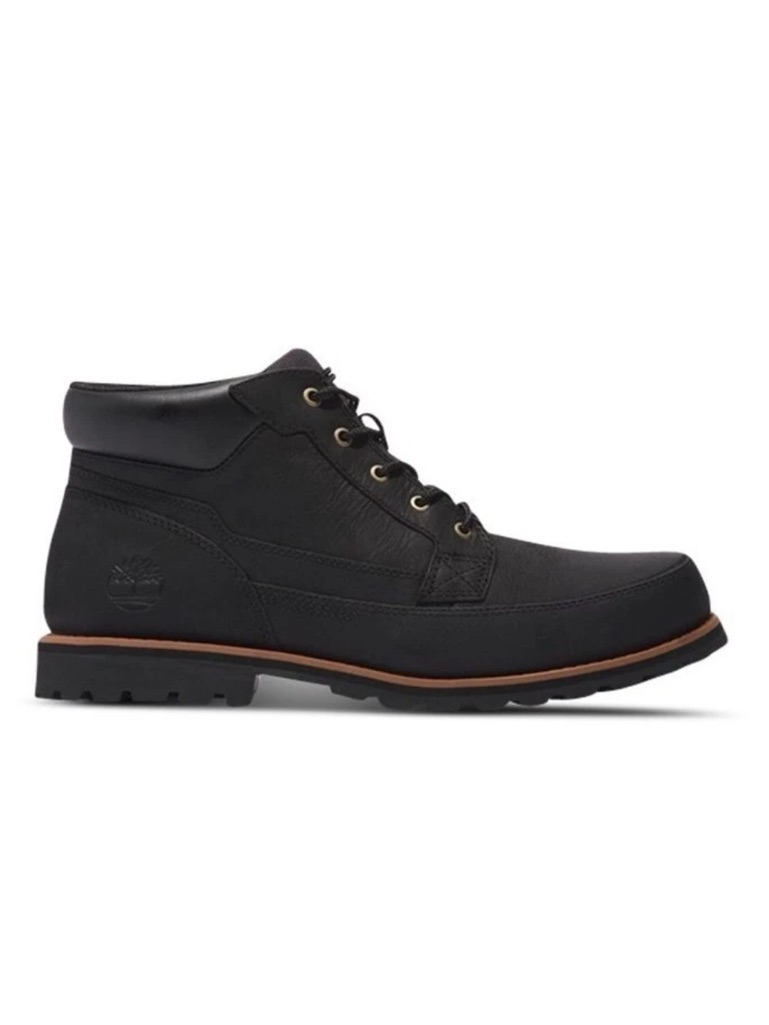 Timberland Men's Attleboro Mid Chukka Lace Up Black Boots Size 12 M Nib.